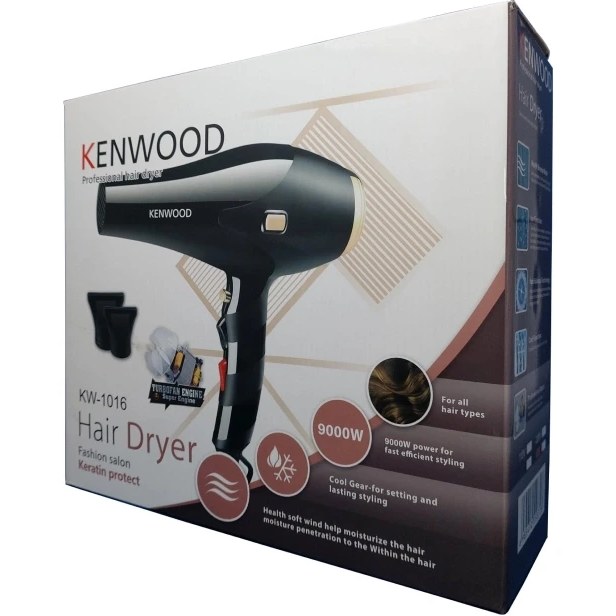 سشوار کنوود مدل KW-1016 قدرت موتور 9000 وات موتور سنگین اصلی