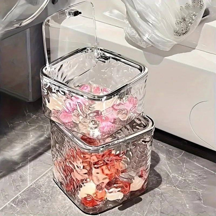 ست سطل و جا دستمال کاغذی طرح خرگوش اکرولیک