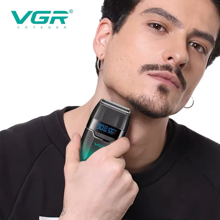 ماشین اصلاح وی جی آر مدل V-308 با تیغه تیتانیوم و برش خطی
