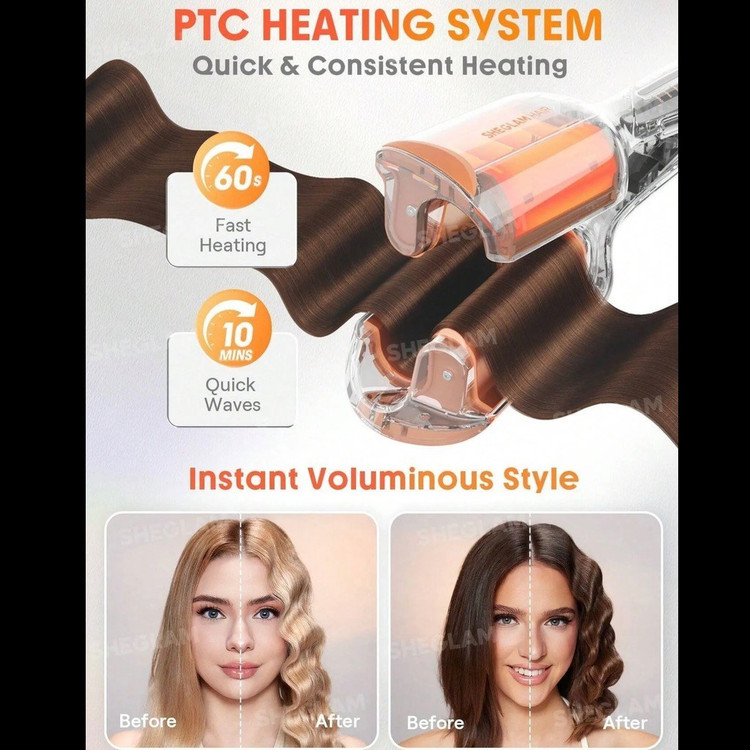 فرکننده مو ساحلی شیگلم (SHEGLAM Sheglam Beach Babe Hair Waver)